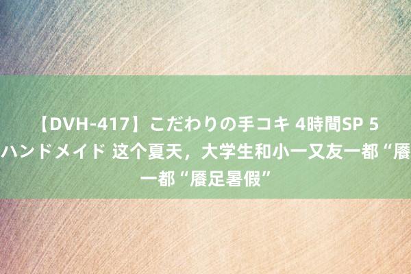 【DVH-417】こだわりの手コキ 4時間SP 5 30人のハンドメイド 这个夏天，大学生和小一又友一都“餍足暑假”