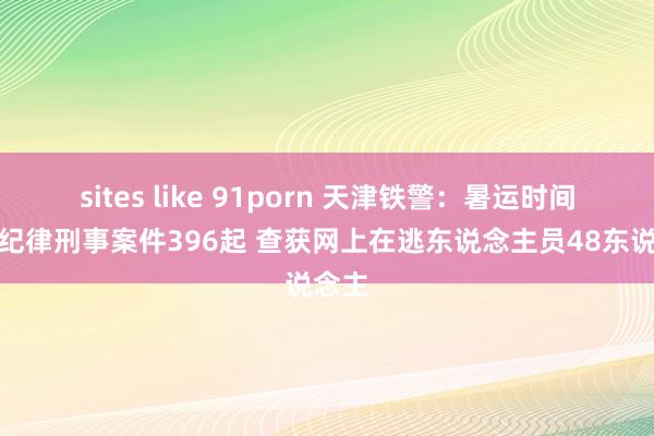 sites like 91porn 天津铁警：暑运时间办理纪律刑事案件396起 查获网上在逃东说念主员48东说念主